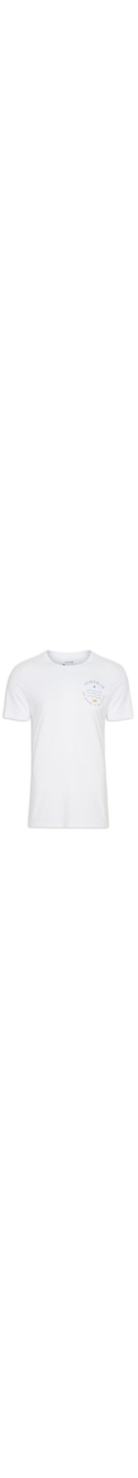 Camiseta Masculina Stone Yemanja Draw - Branco