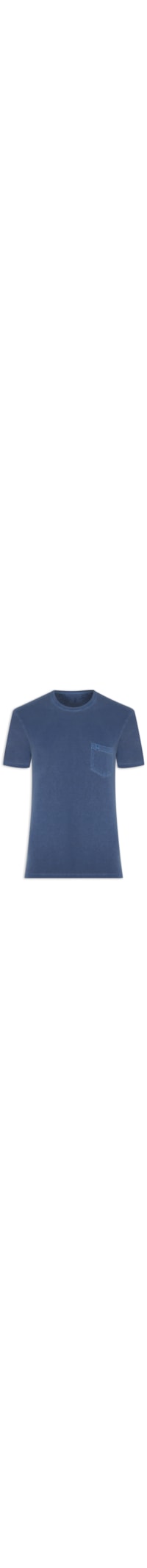 Camiseta Masculina Stoned Bolso - Azul