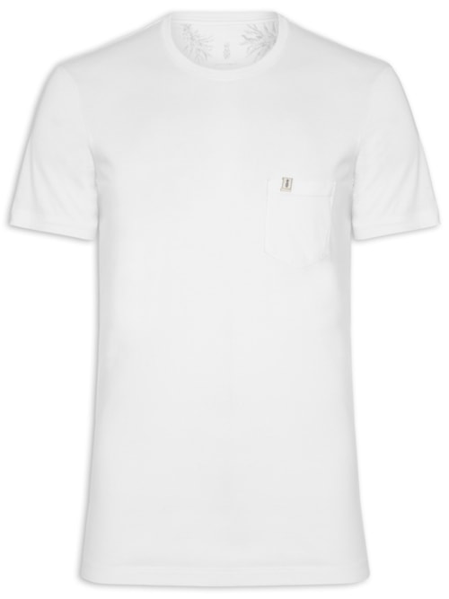 Camiseta Masculina Stoned Bolso – Branco