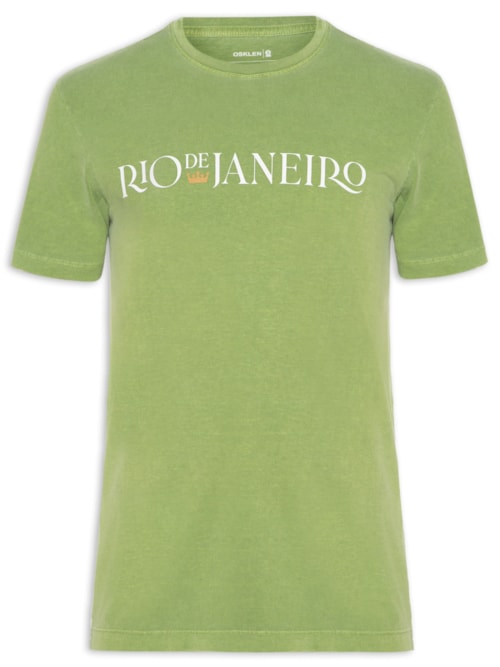 Camiseta Masculina Store Rio Serifado – Verde