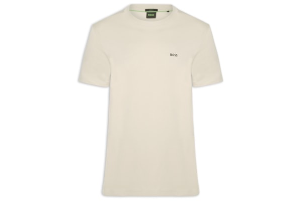 Camiseta Masculina Stretch Cotton Crew Neck Tee - Bege