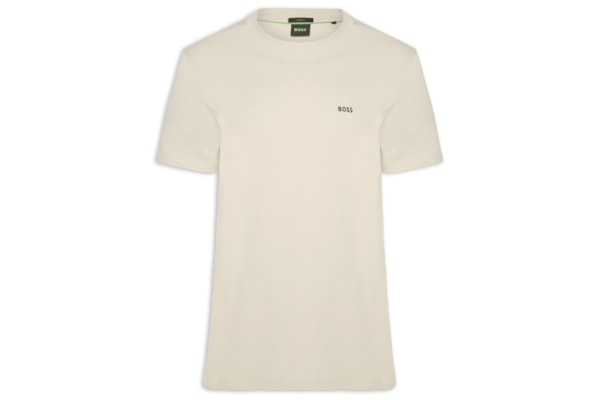 Camiseta Masculina Stretch Cotton Crew Neck Tee - Bege