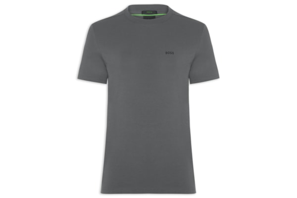 Camiseta Masculina Stretch Cotton Crew Neck Tee - Cinza