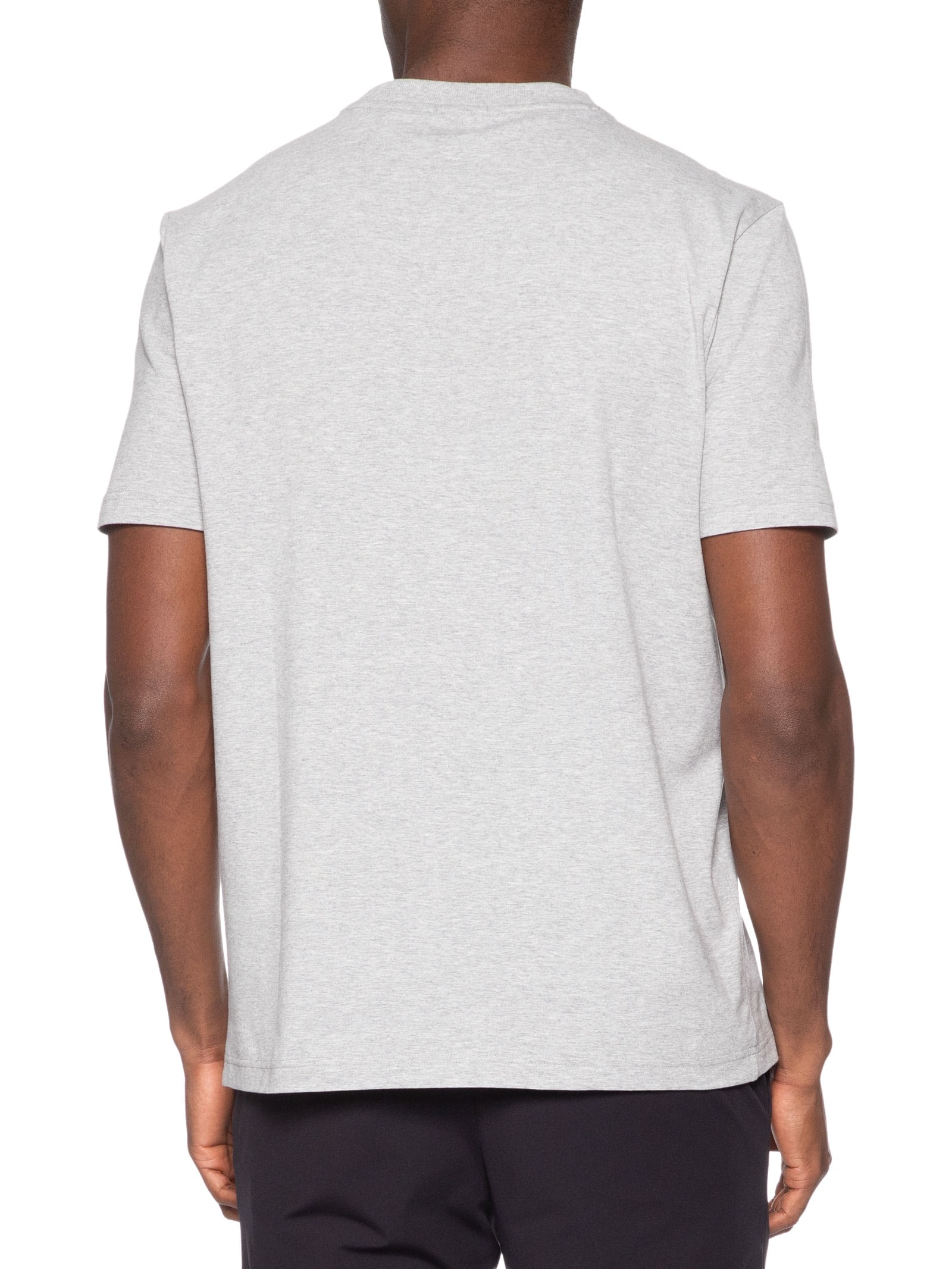 Camiseta Masculina Stretch Cotton Crew Neck Tee Cinza Boss