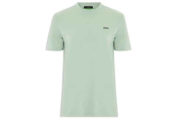 Camiseta Masculina Stretch Cotton Crew Neck Tee – Verde