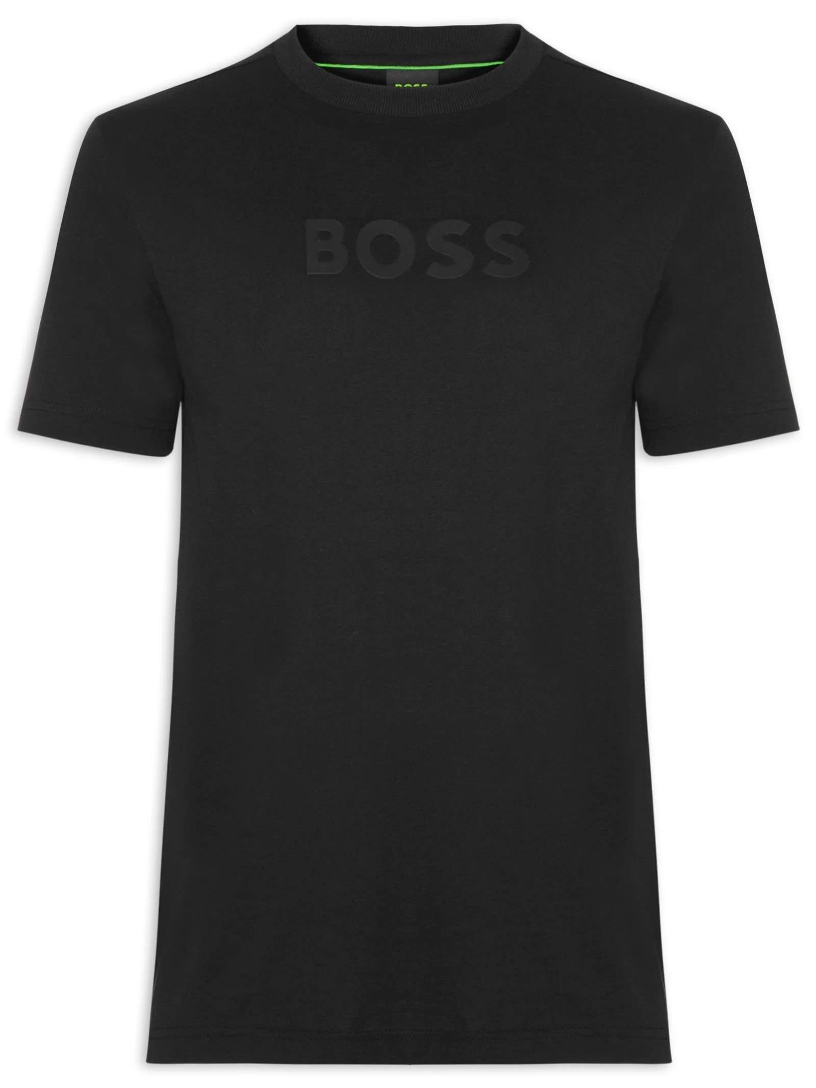 Camiseta Masculina Stretch Cotton Slim Fit Philix Goc Preto Boss