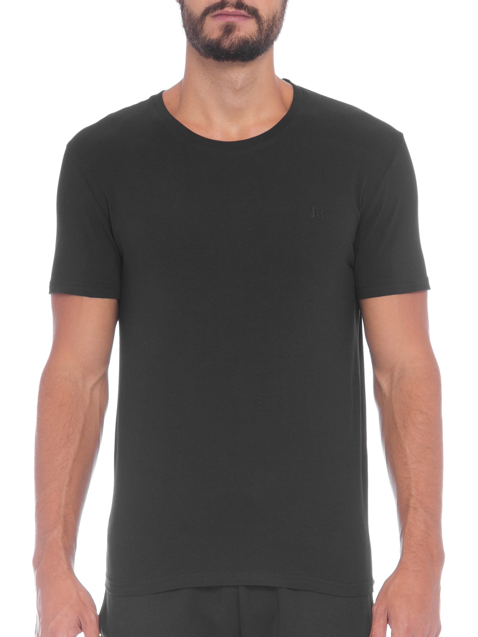 Camiseta Masculina Stretch Preto Jab