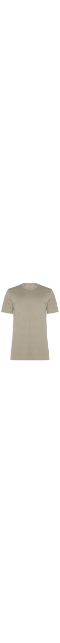 Camiseta Masculina Stripe Interlock - Bege