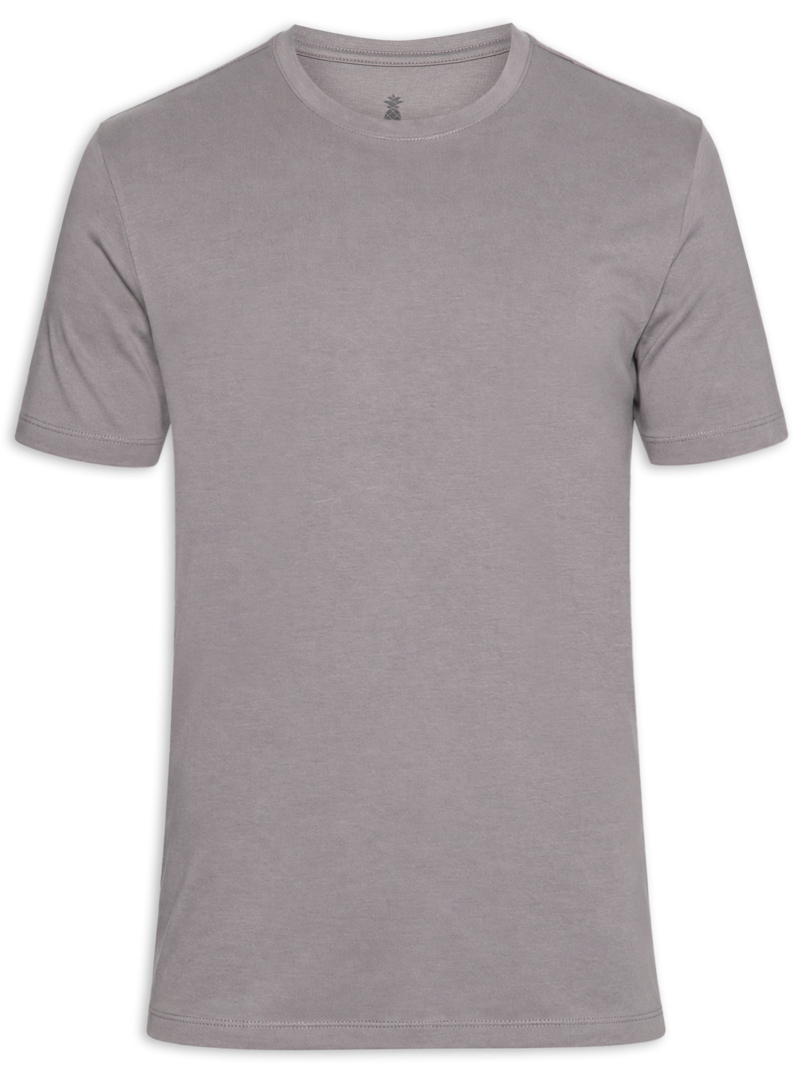 Camiseta Masculina Suedine Egípcio Cinza Pineapple