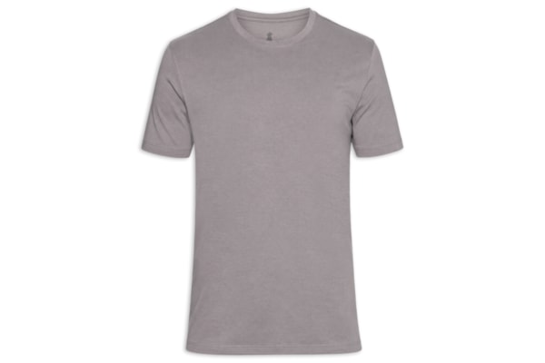 Camiseta Masculina Suedine Egípcio - Cinza