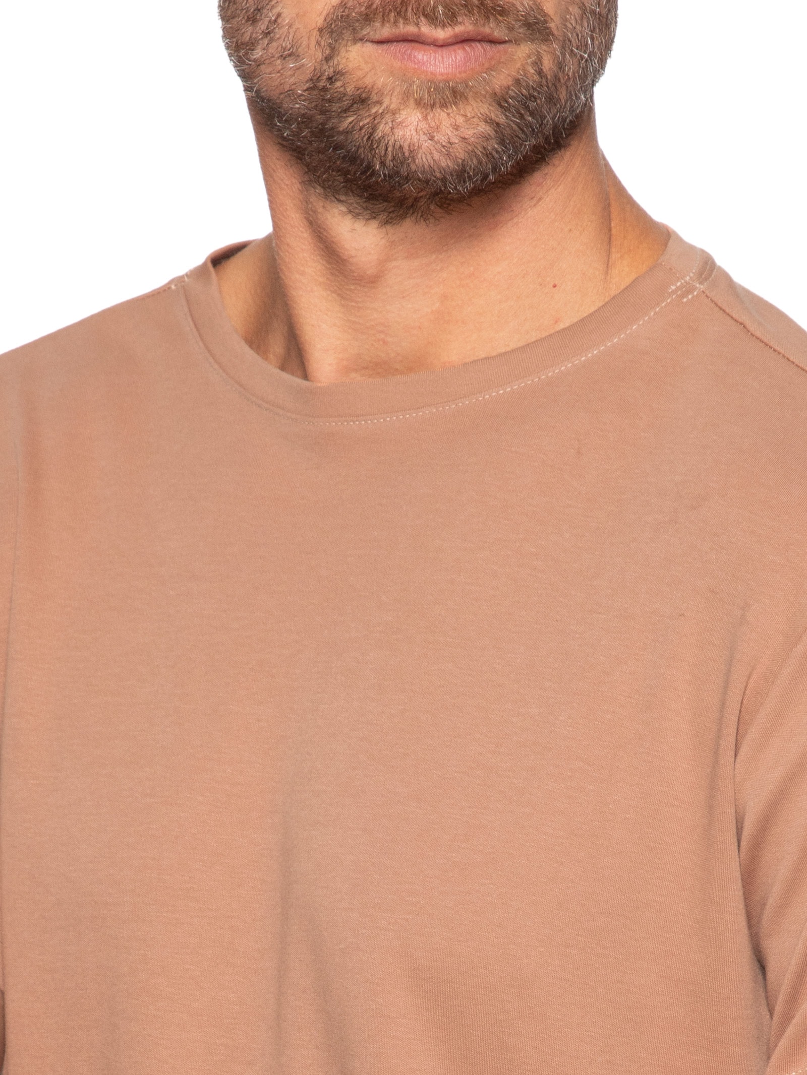 Camiseta Masculina Suedine Egípcio Marrom Pineapple