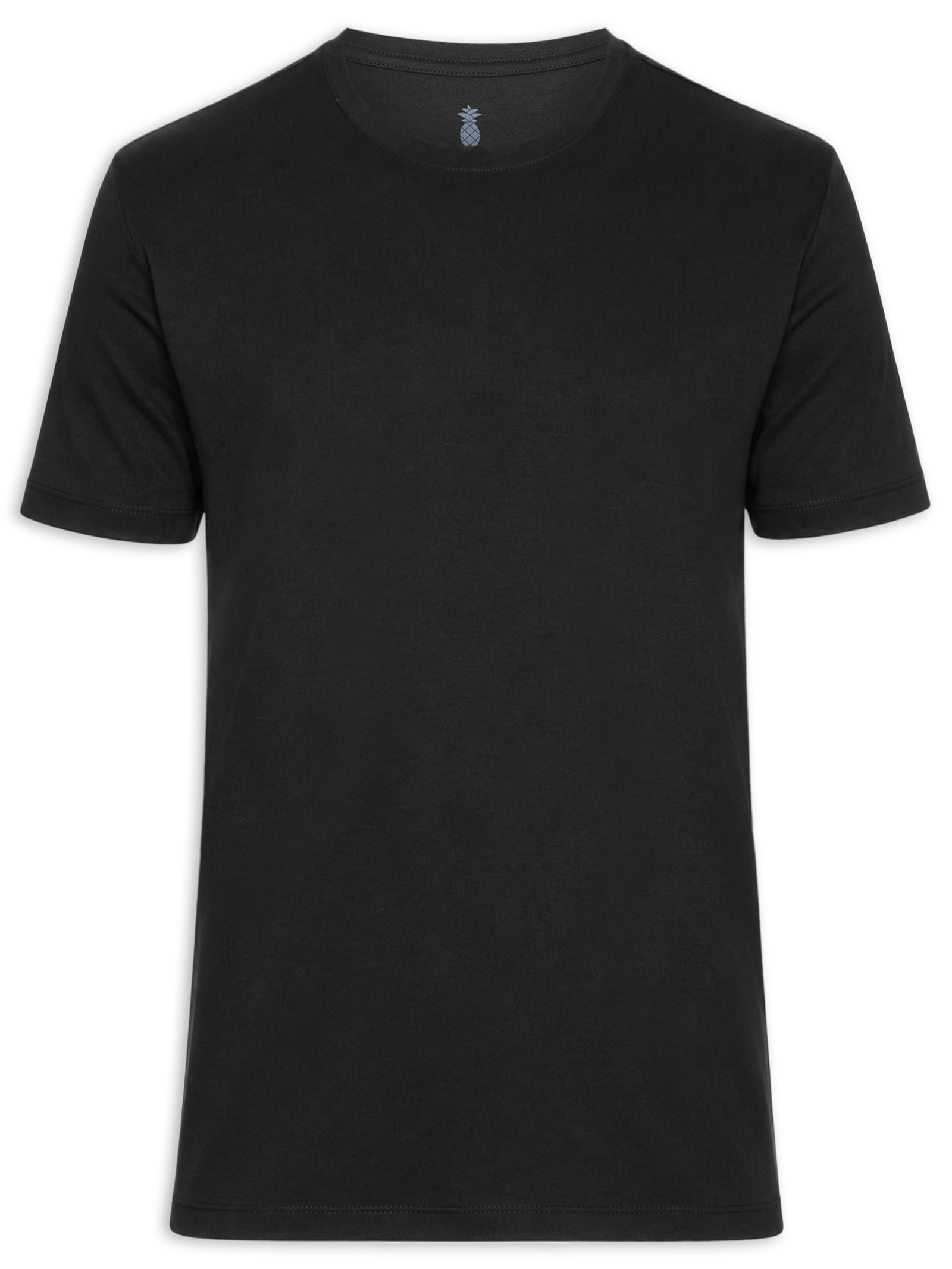 Camiseta Masculina Suedine Egípcio Preto Pineapple