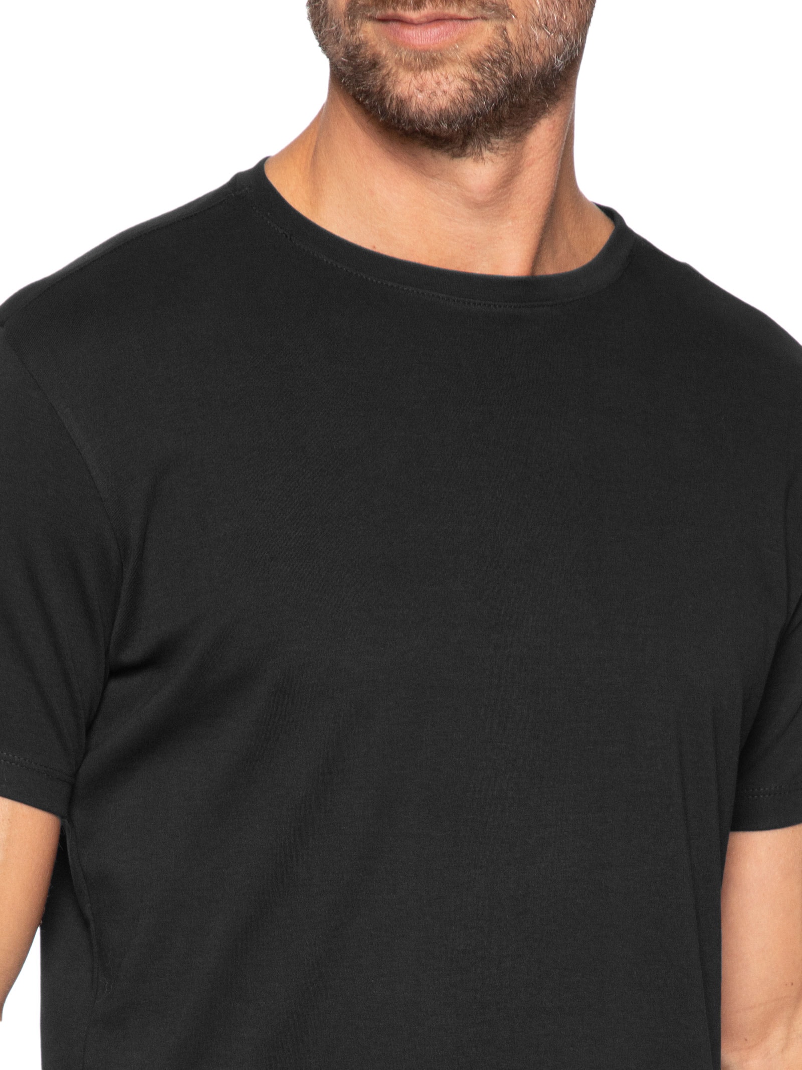 Camiseta Masculina Suedine Egípcio Preto Pineapple