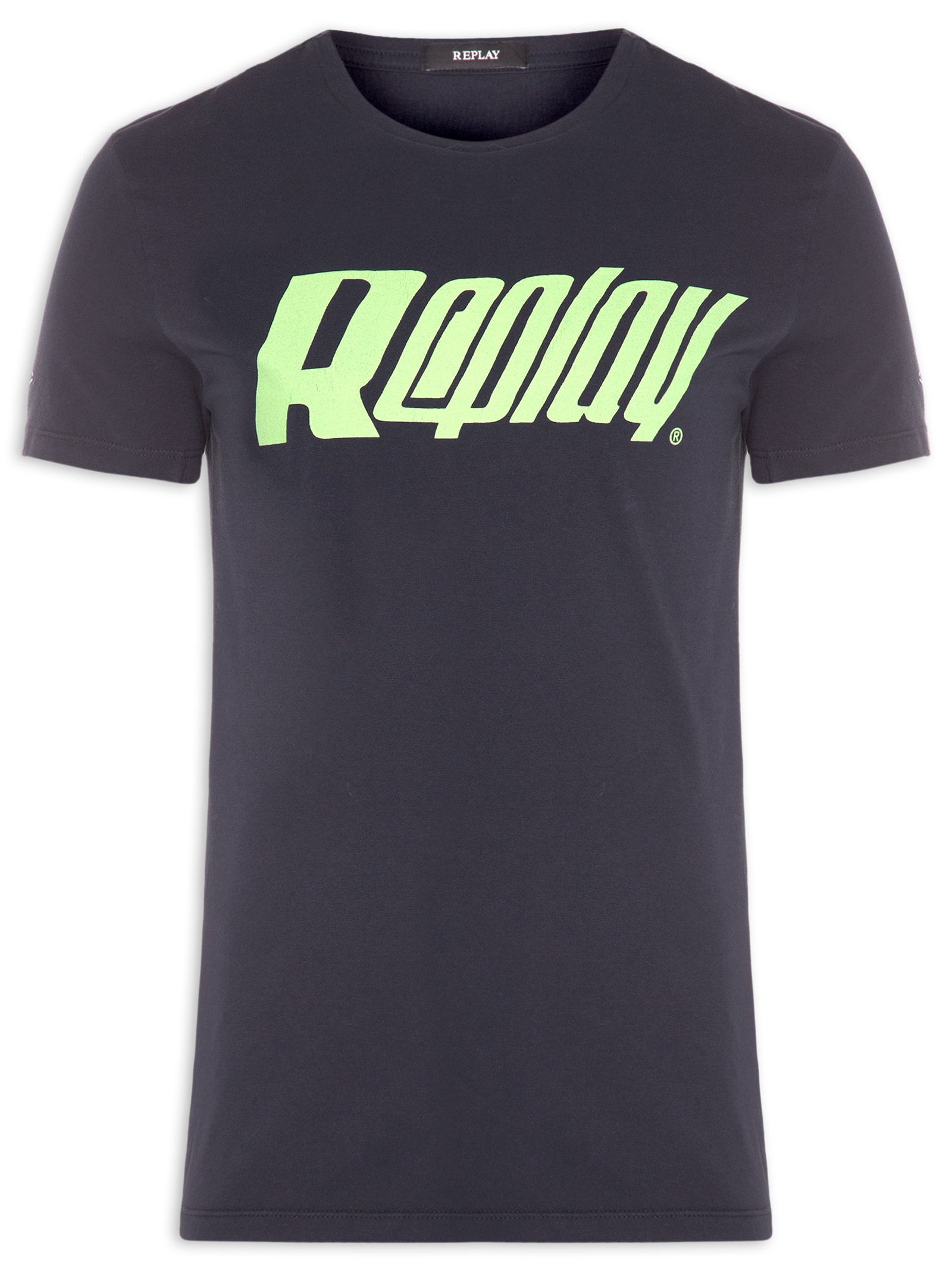Camiseta Masculina Summer Color Azul Replay
