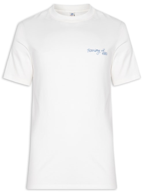 Camiseta Masculina Super Cotton Comfort - Branco