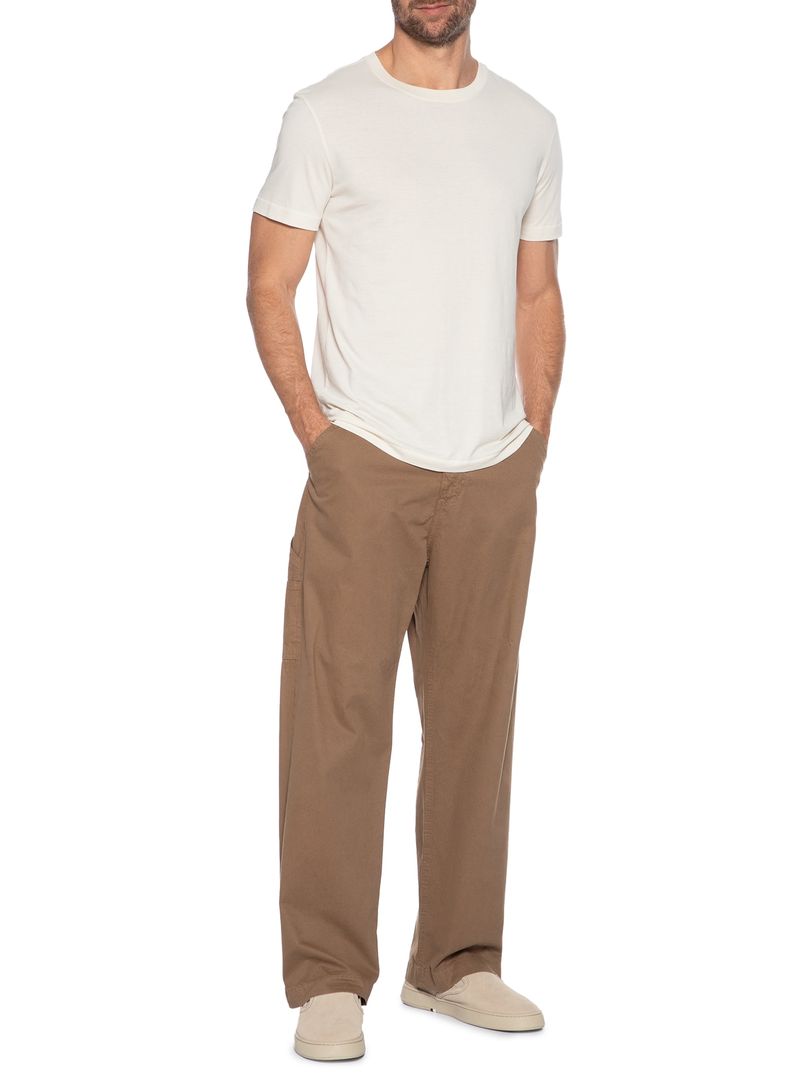 Camiseta Masculina Supersoft Color Off White Osklen