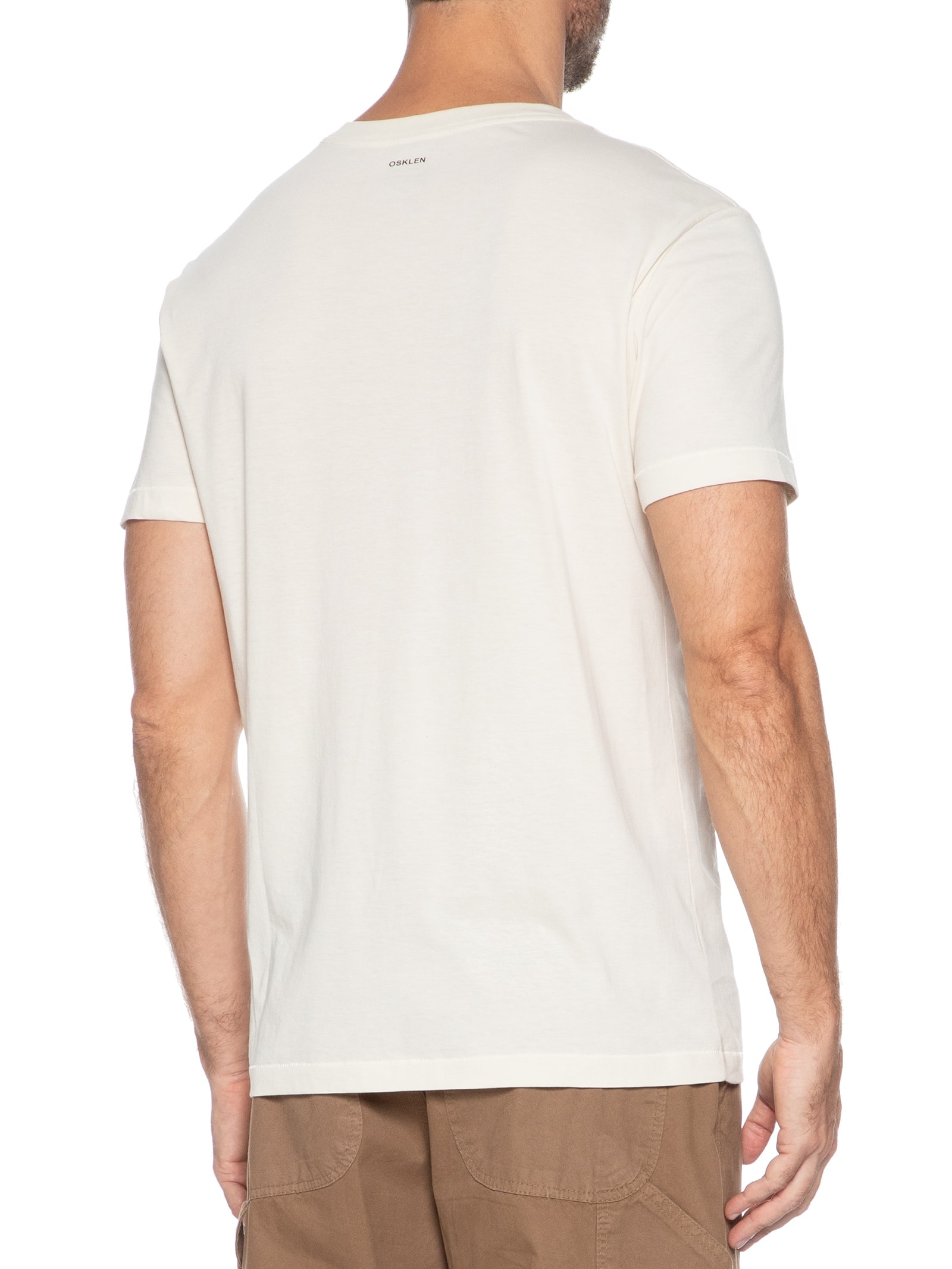 Camiseta Masculina Supersoft Color Off White Osklen