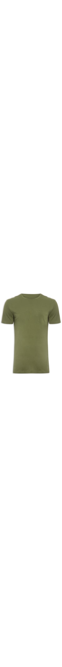 Camiseta Masculina Supersoft Pocket - Verde