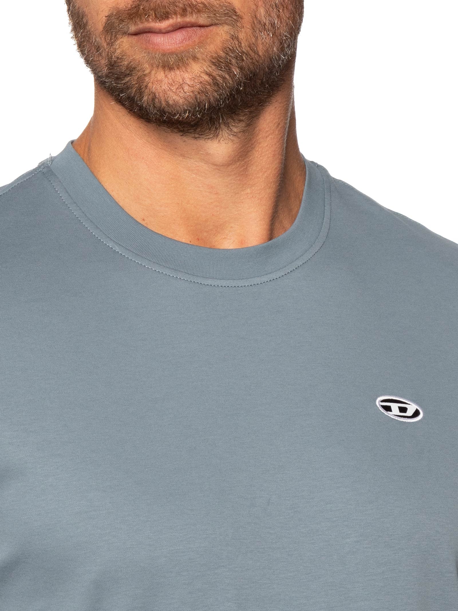 Camiseta Masculina T-Adjust-Doval-Pj Maglietta Azul Diesel