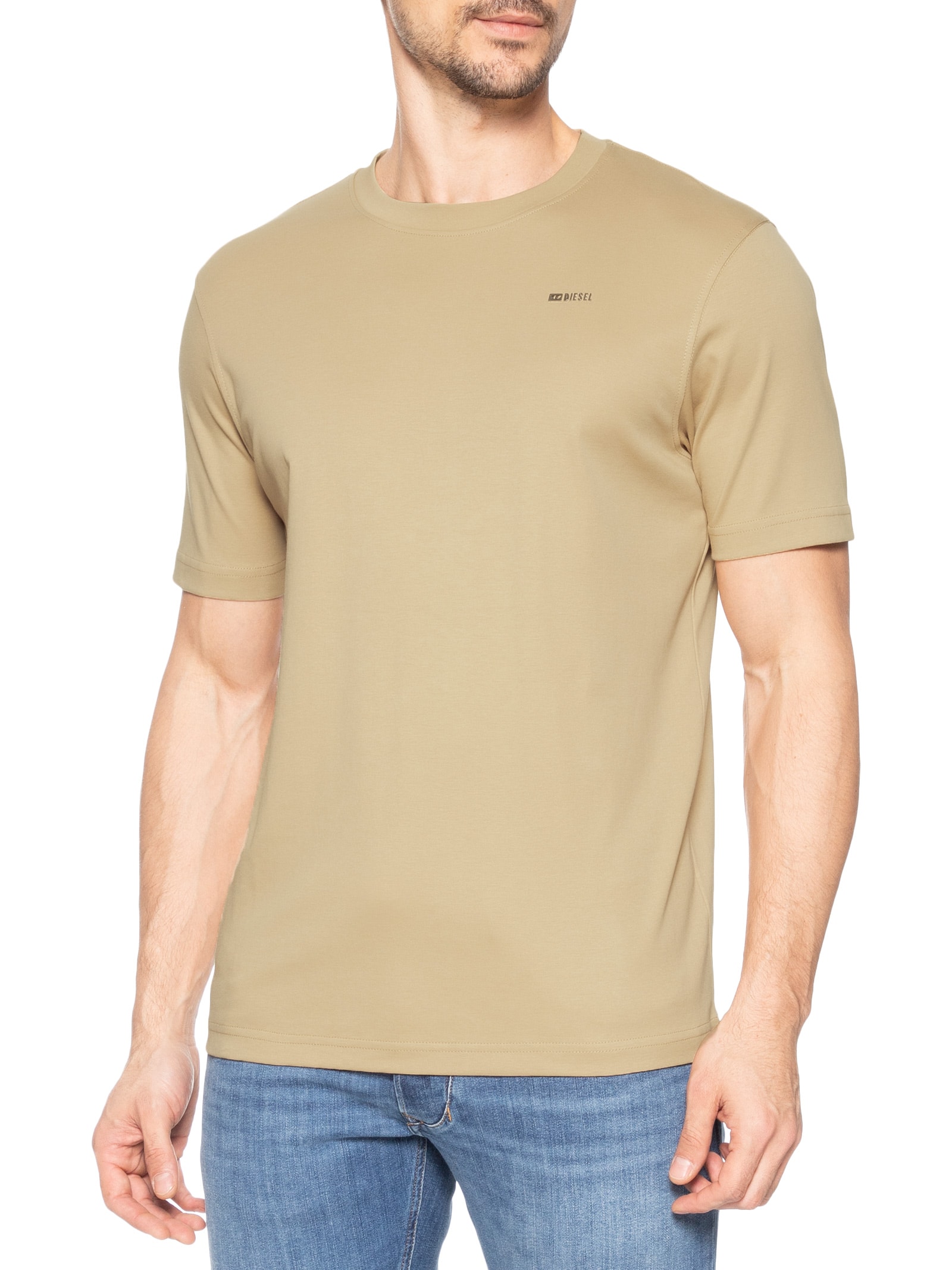 Camiseta Masculina T-Adjust-Met Bege Diesel