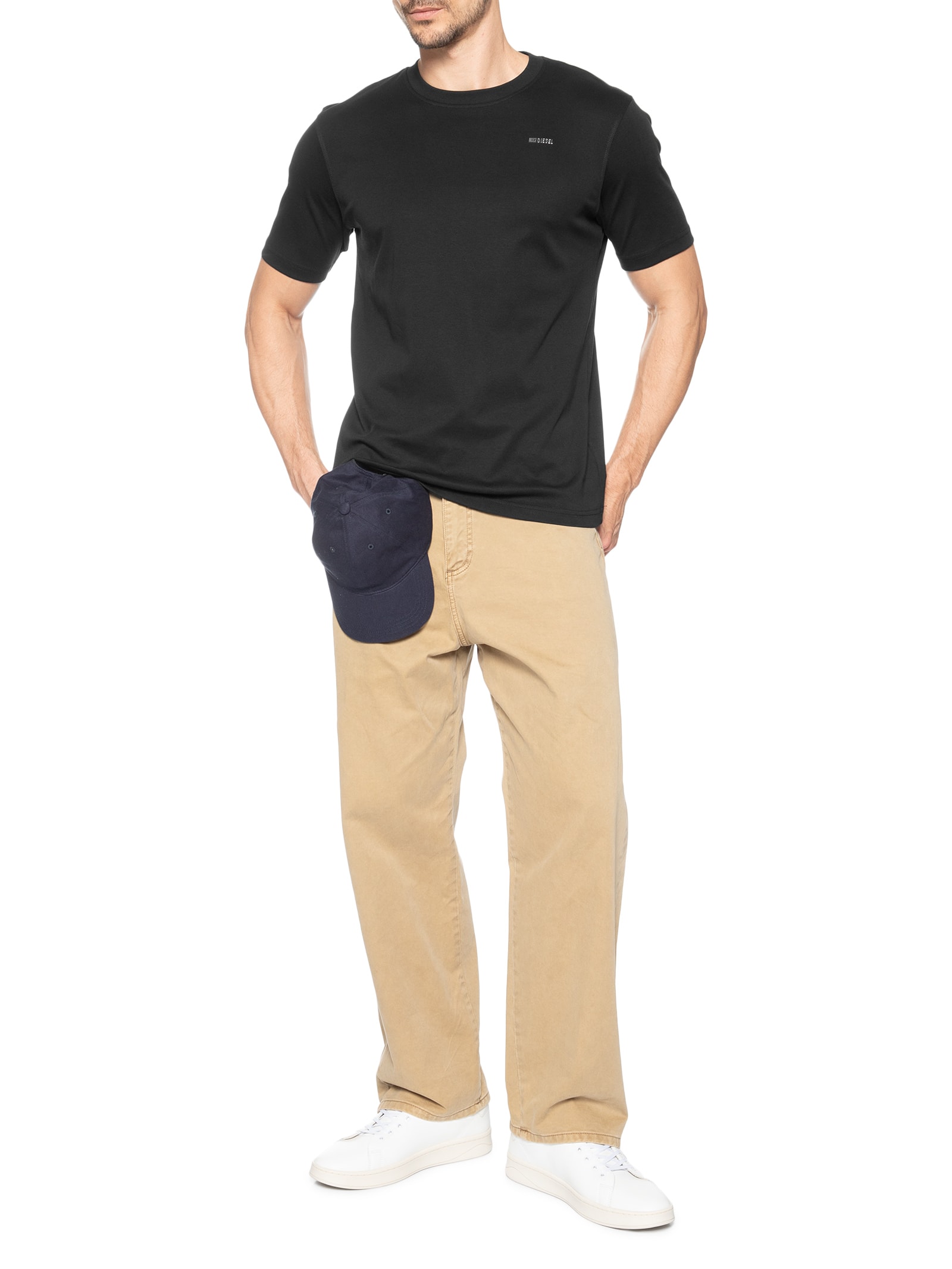 Camiseta Masculina T-Adjust-Met Preto Diesel