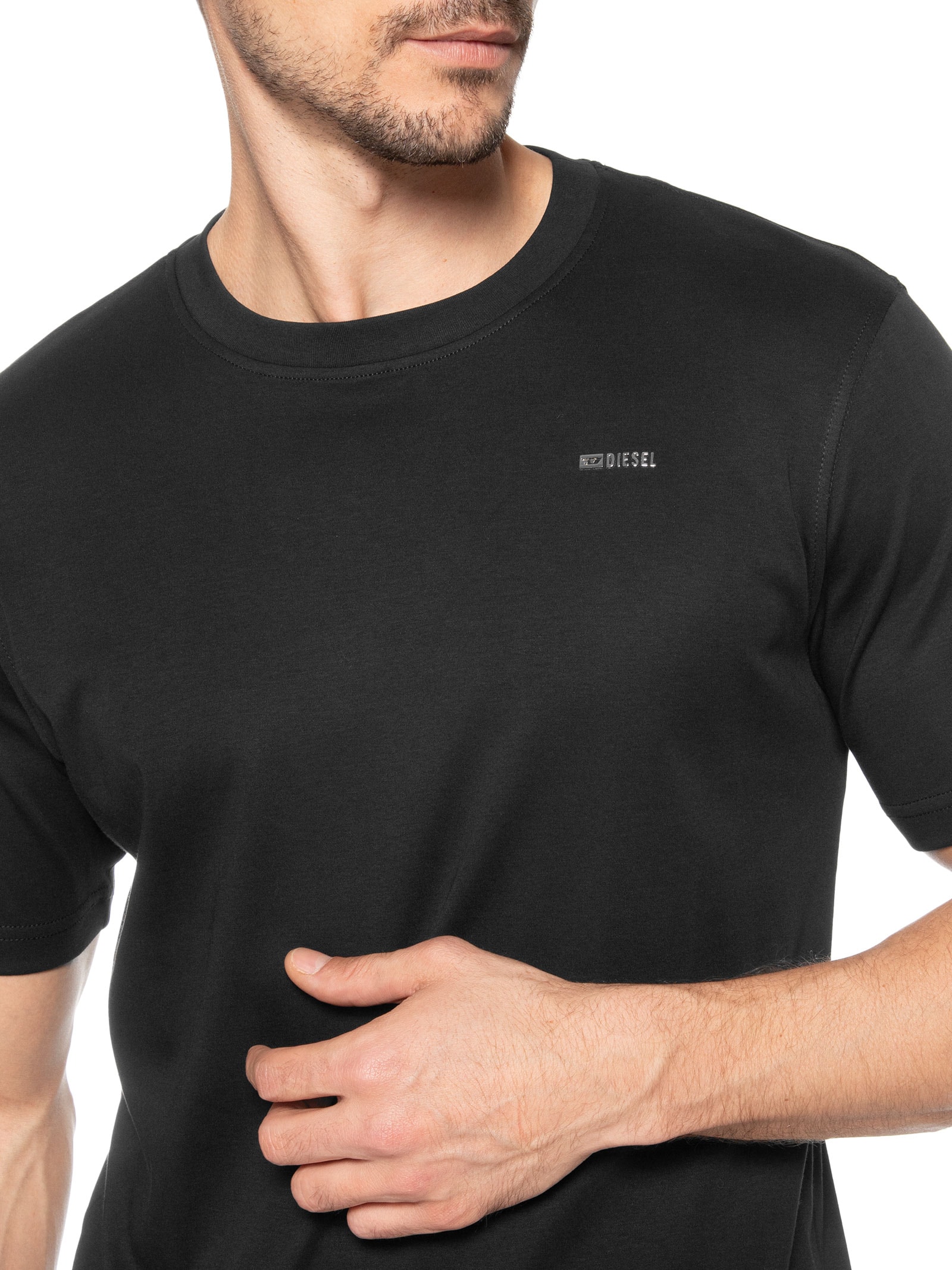 Camiseta Masculina T-Adjust-Met Preto Diesel