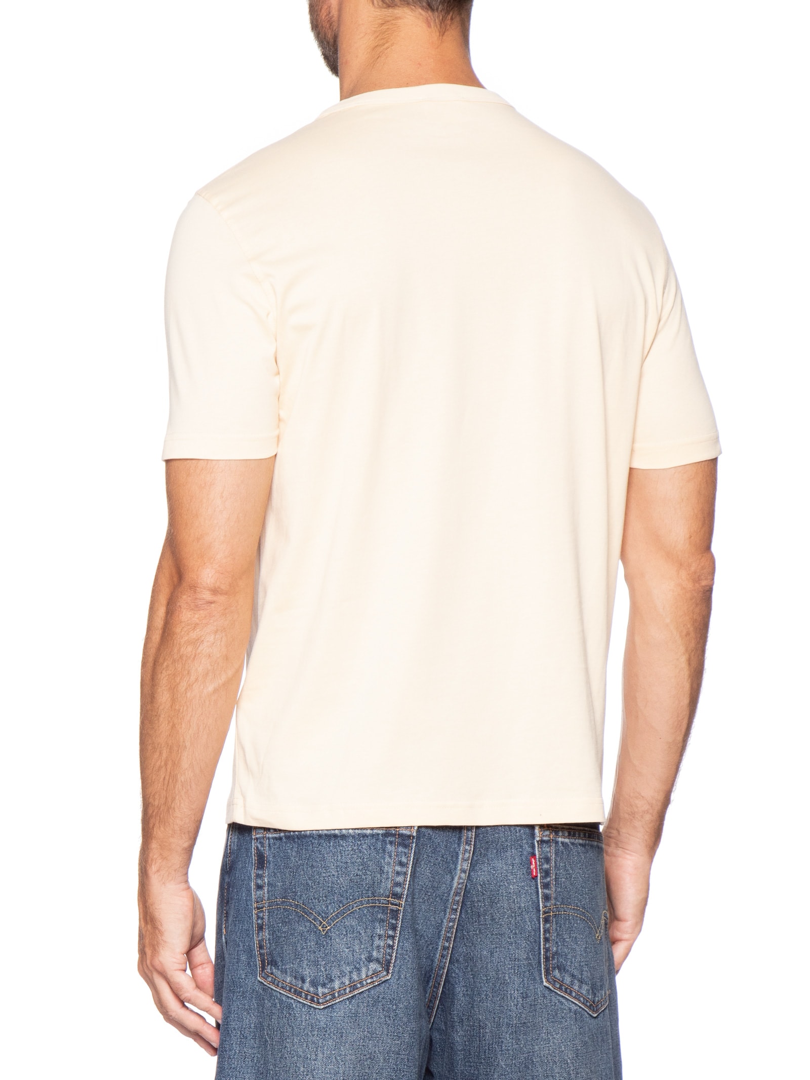 Camiseta Masculina T-Adjust-Microdiv Maglietta Bege Diesel