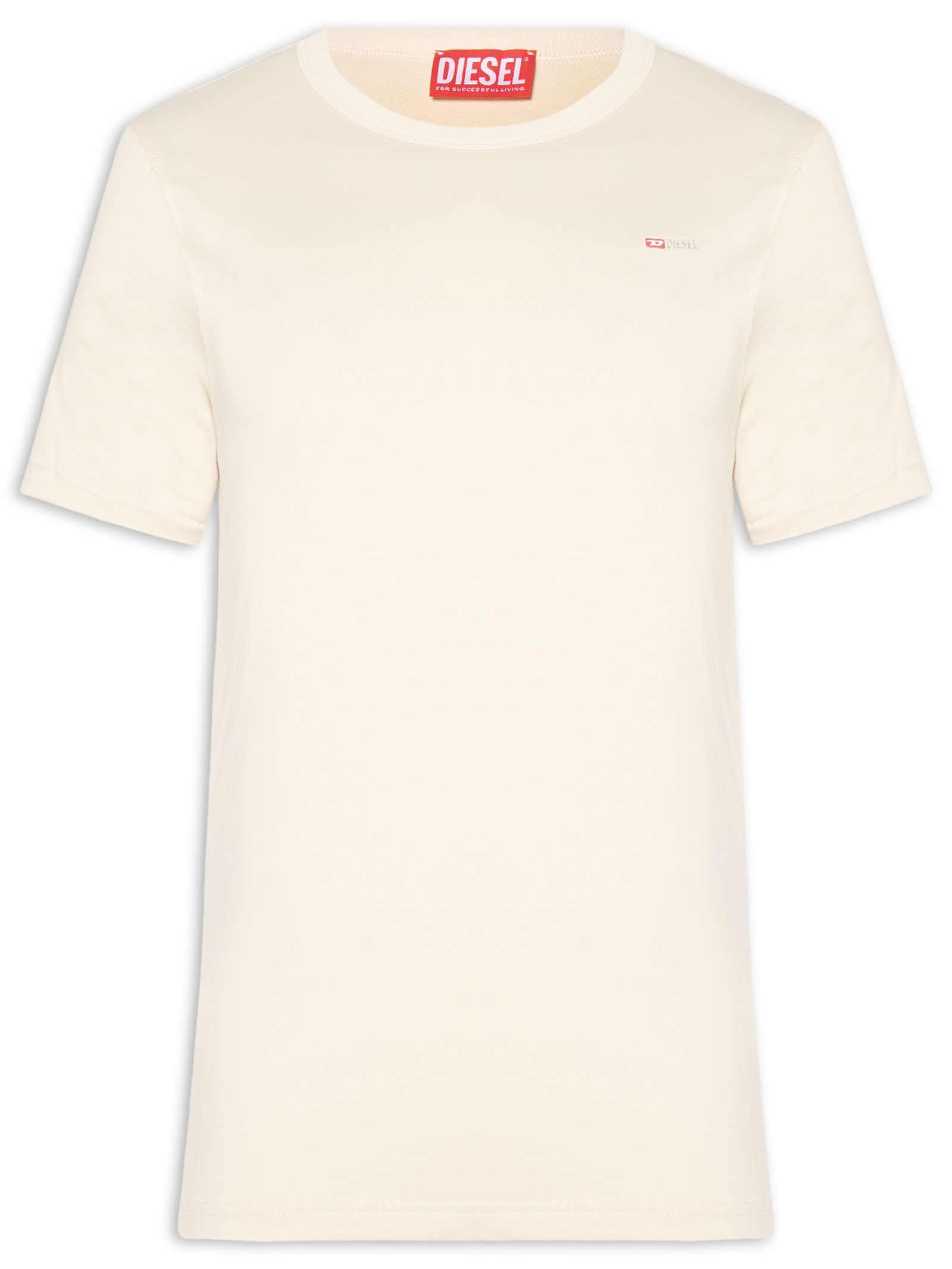 Camiseta Masculina T-Adjust-Microdiv Maglietta Bege Diesel