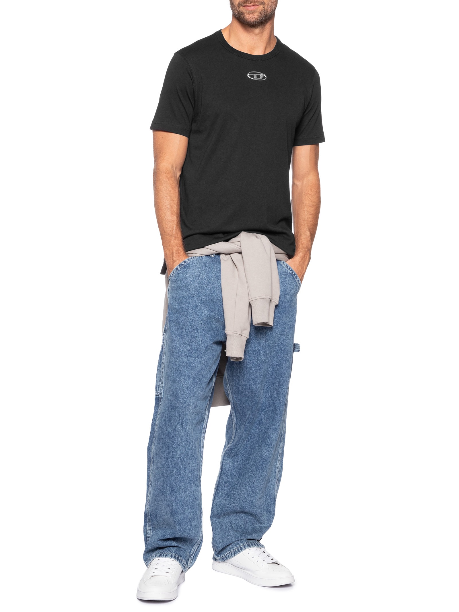 Camiseta Masculina T-Adjust-Od Preto Diesel