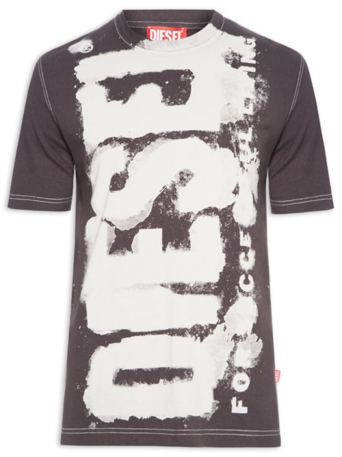 Camiseta Masculina T-Adjust Q4 Maglietta – Cinza