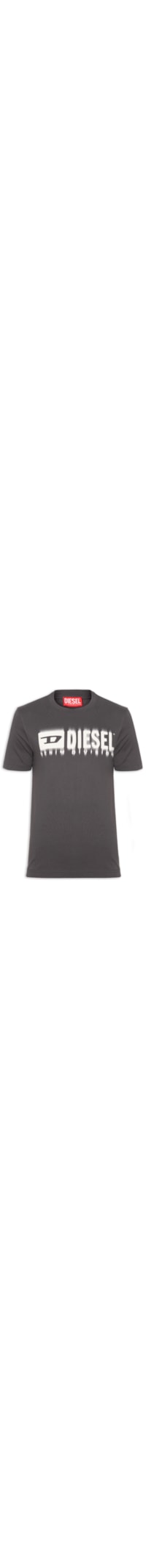 Camiseta Masculina T-Adjust Q7 Logo Print - Cinza