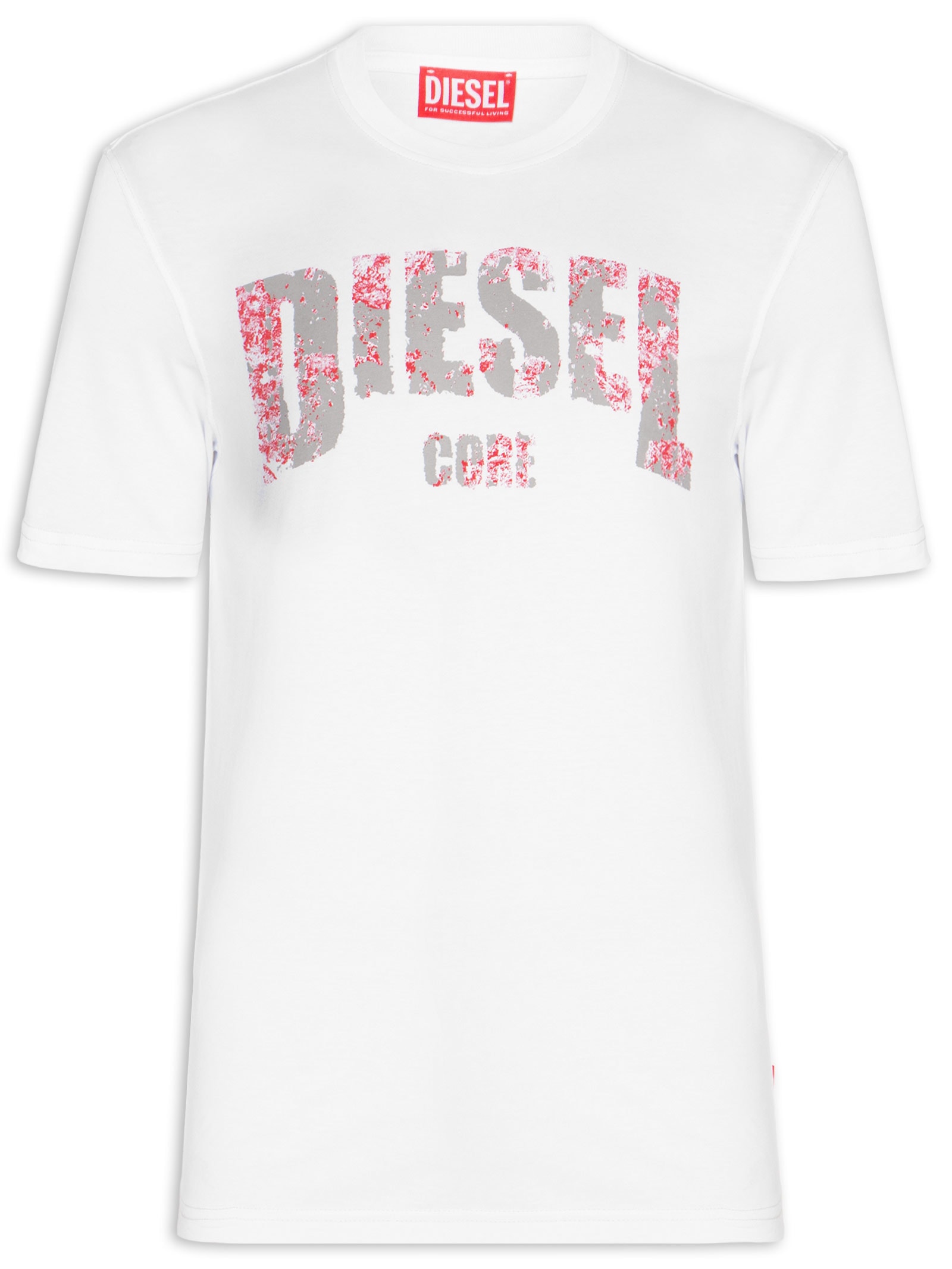 Camiseta Masculina T-Adjust-R25 Maglietta Branco Diesel