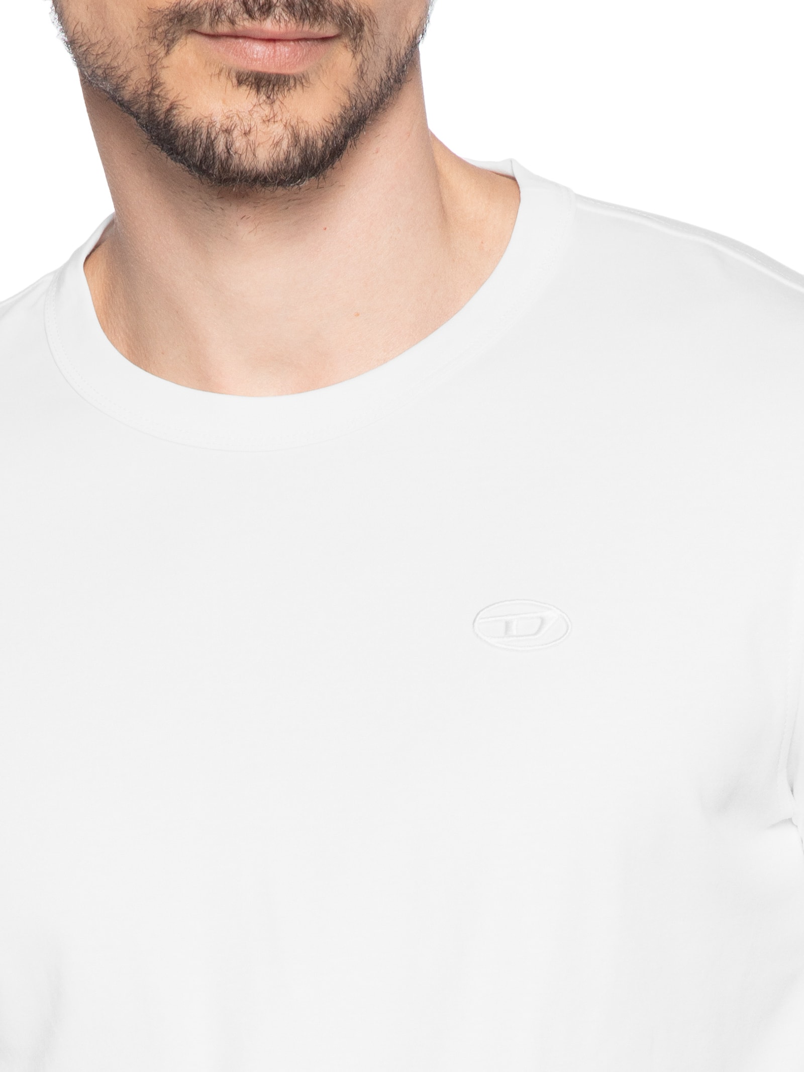 Camiseta Masculina T-Adjust-Slits-R17 Maglietta Branco Diesel