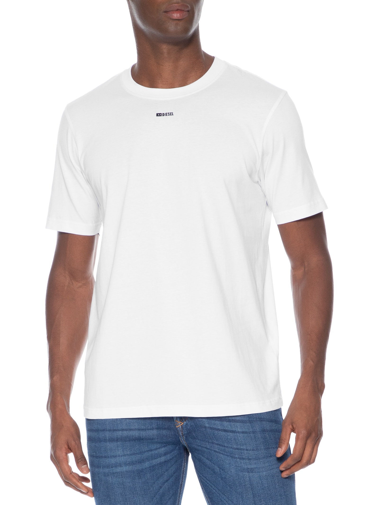 Camiseta Masculina T-Adjust-V6 Branco Diesel