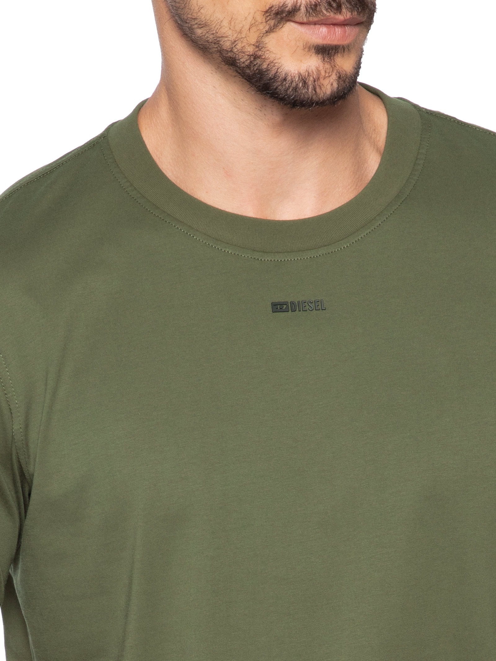Camiseta Masculina T-Adjust-V6 Verde Diesel