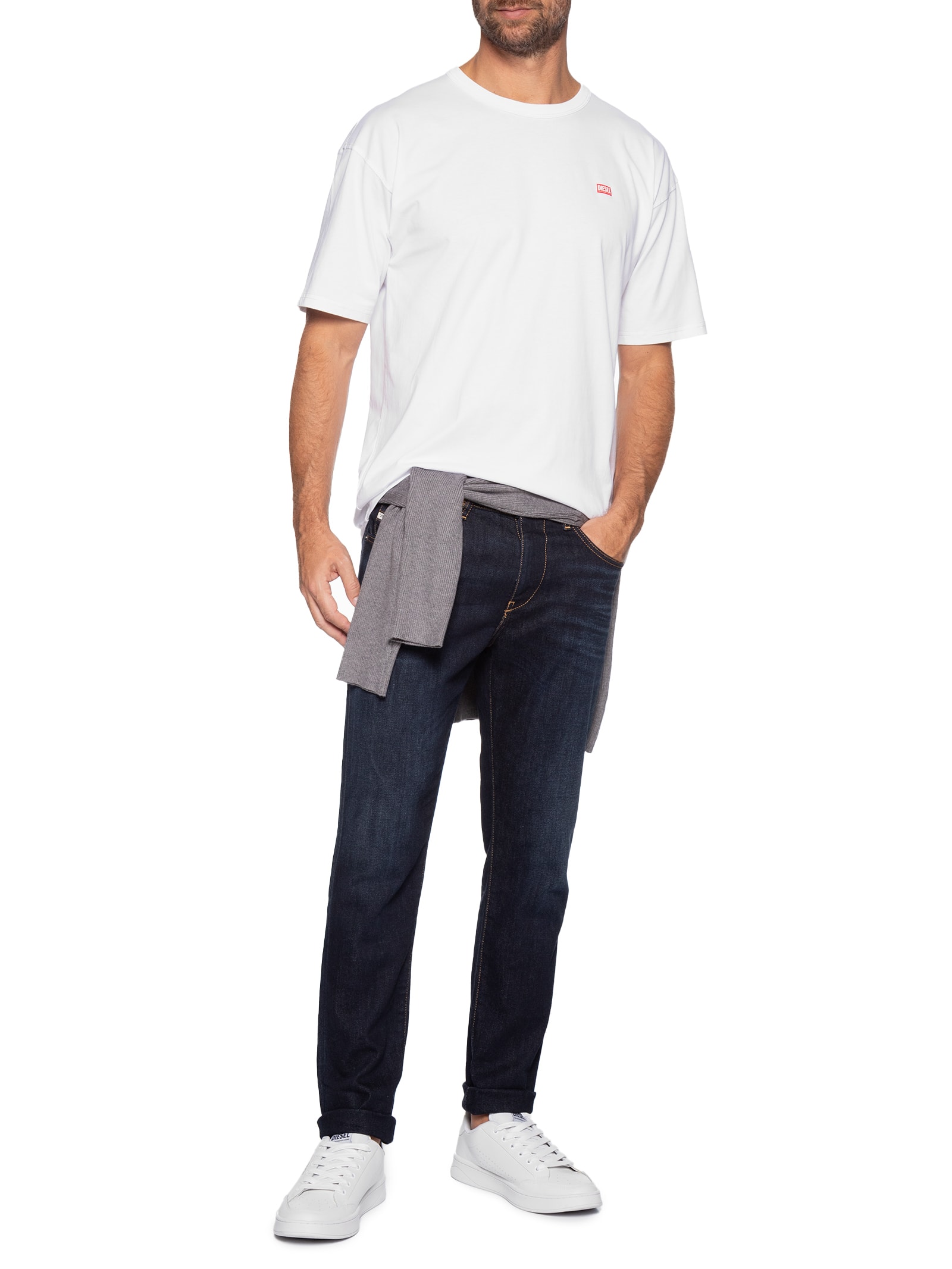 Camiseta Masculina T- box Branco Diesel