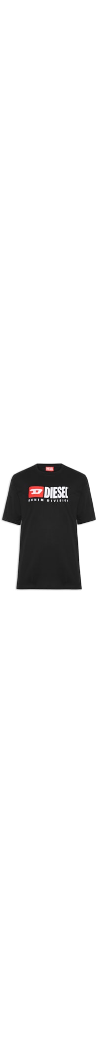 Camiseta Masculina T Box Div Logo Print E Bordado - Preto