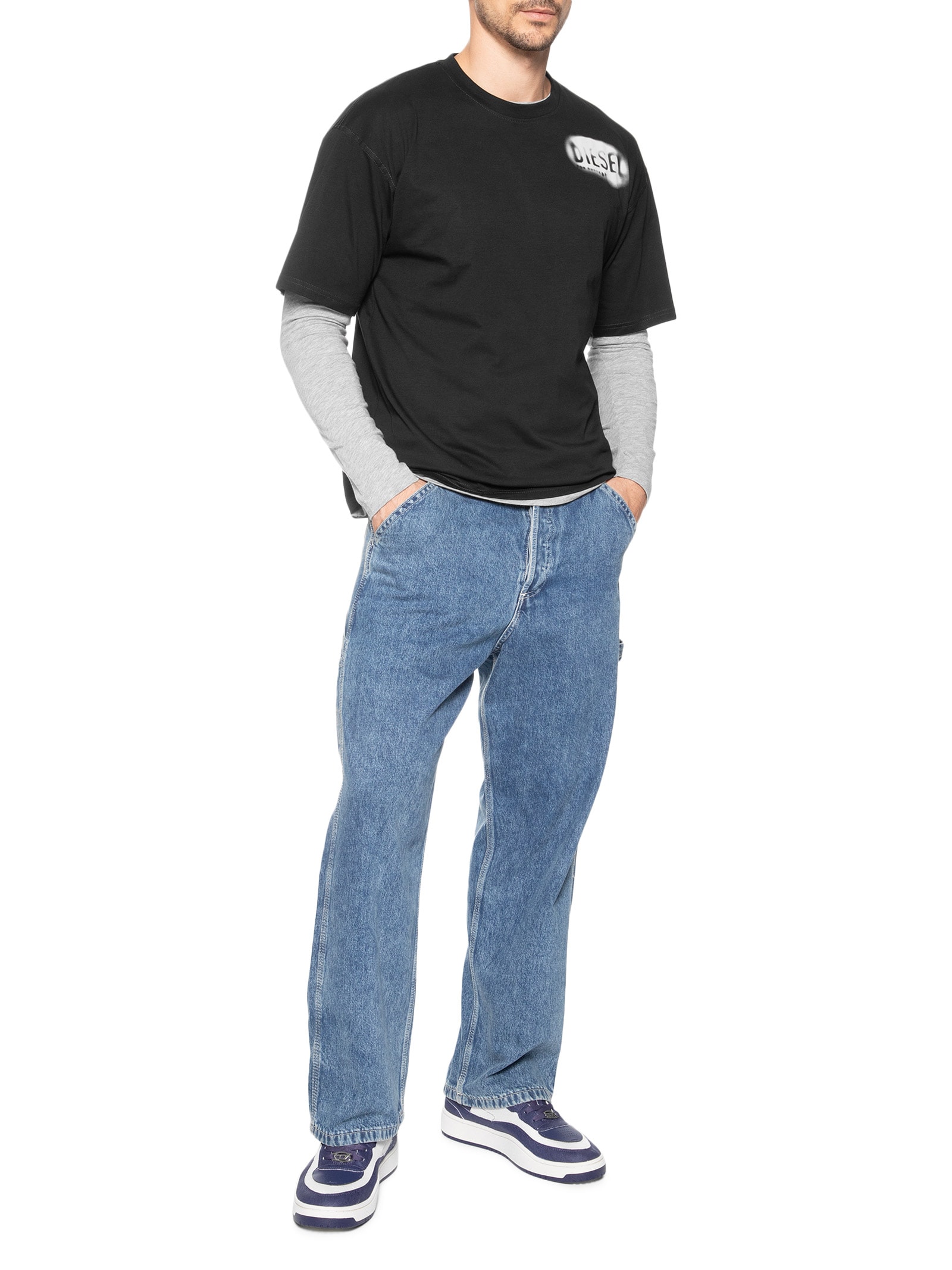 Camiseta Masculina T-Boxd-V2 Preto Diesel