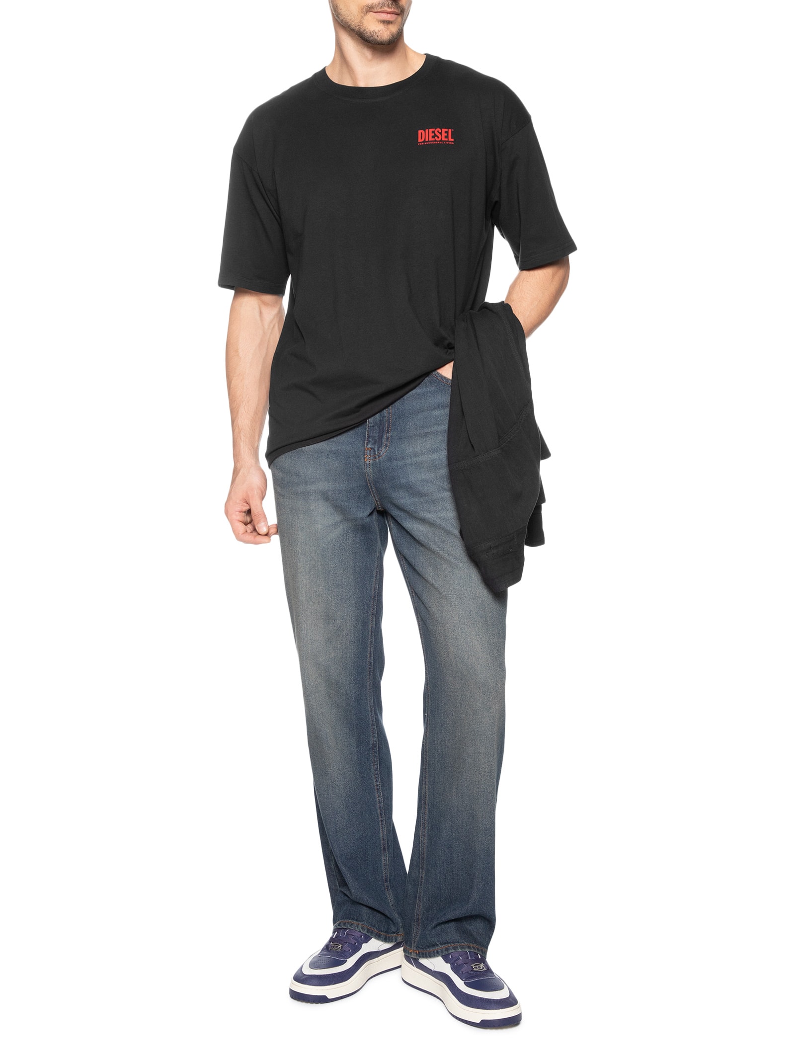 Camiseta Masculina T-Boxt-Bisk Preto Diesel
