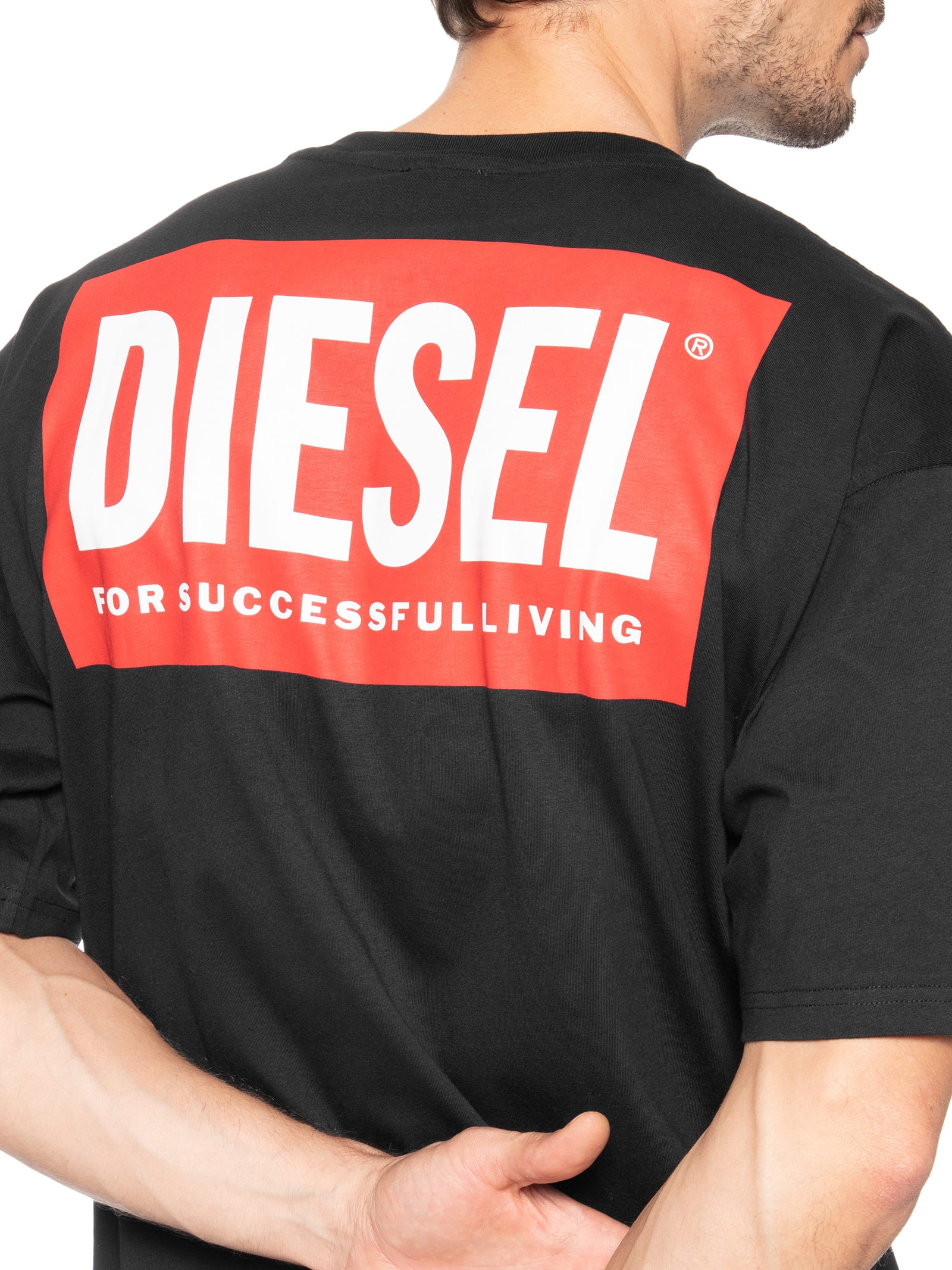 Camiseta Masculina T-Boxt-Bisk Preto Diesel