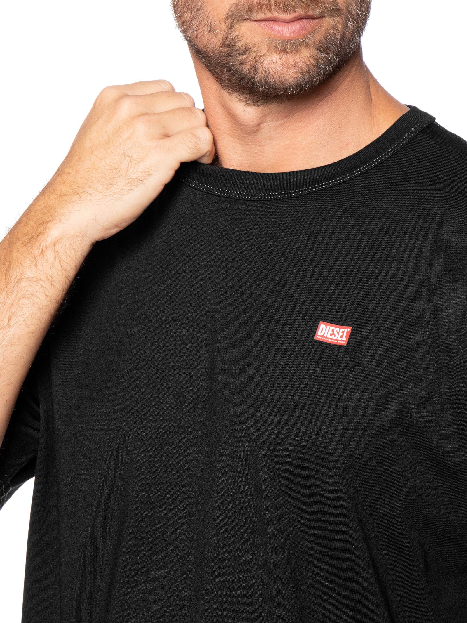 Camiseta Masculina T-Boxt-R30 Maglietta Preto Diesel