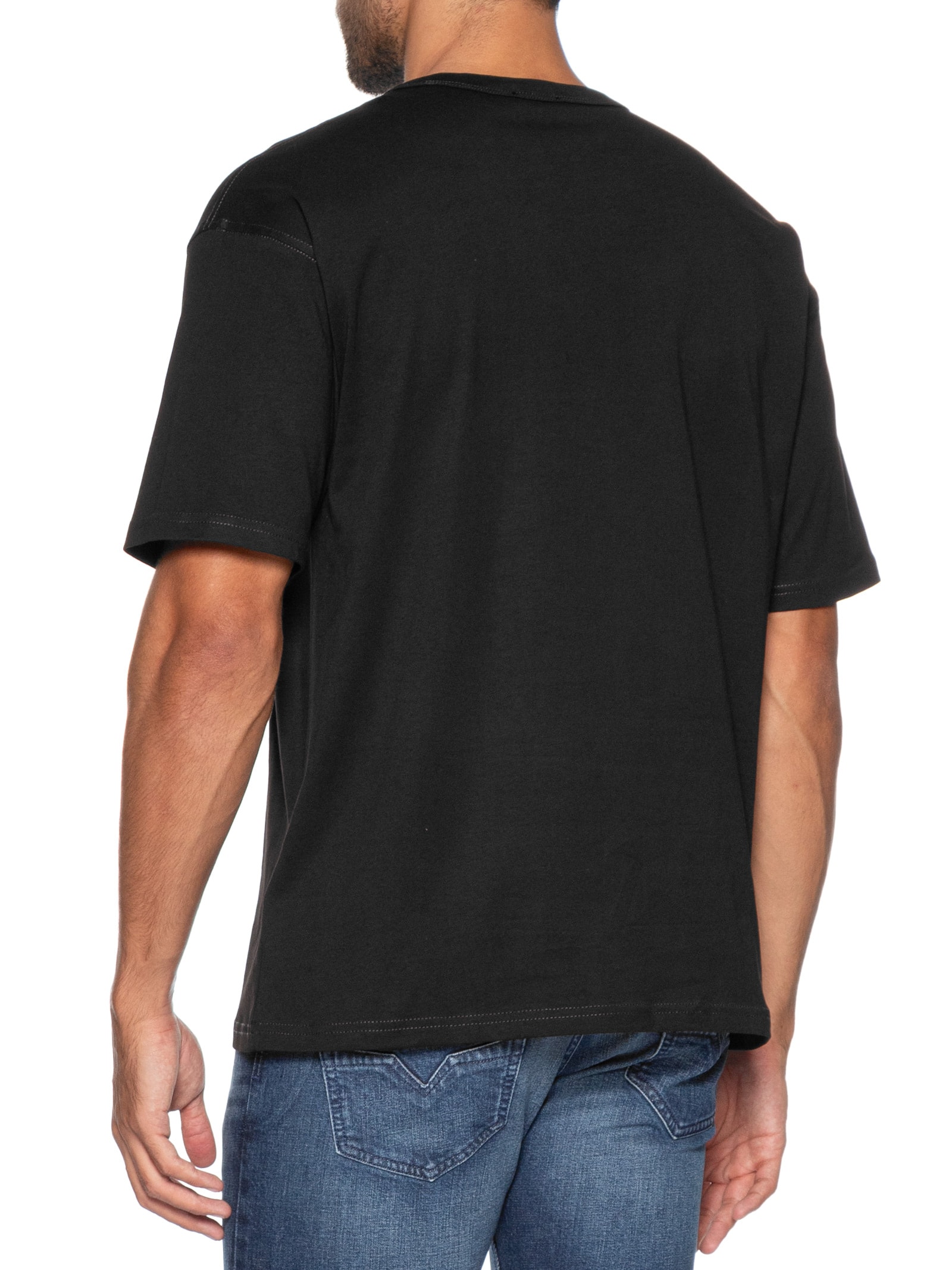 Camiseta Masculina T-Boxt-R30 Maglietta Preto Diesel