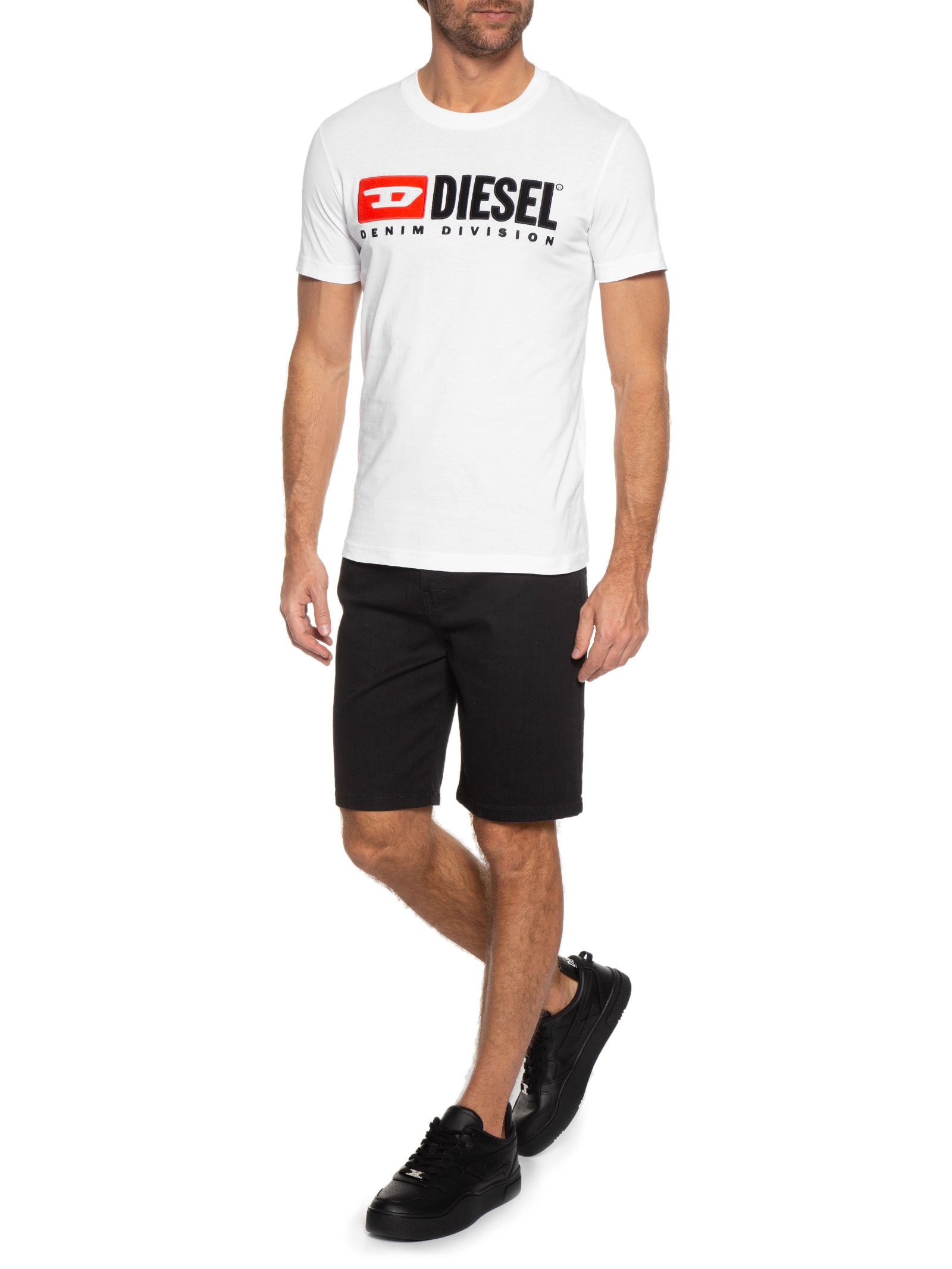 Camiseta Masculina T-diegor-div Branco Diesel