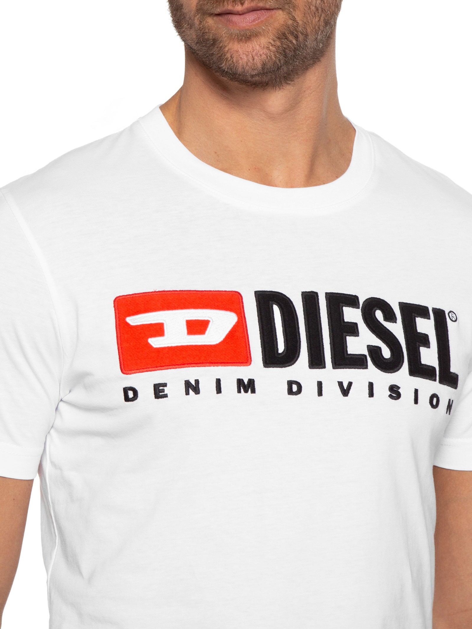 Camiseta Masculina T-diegor-div Branco Diesel