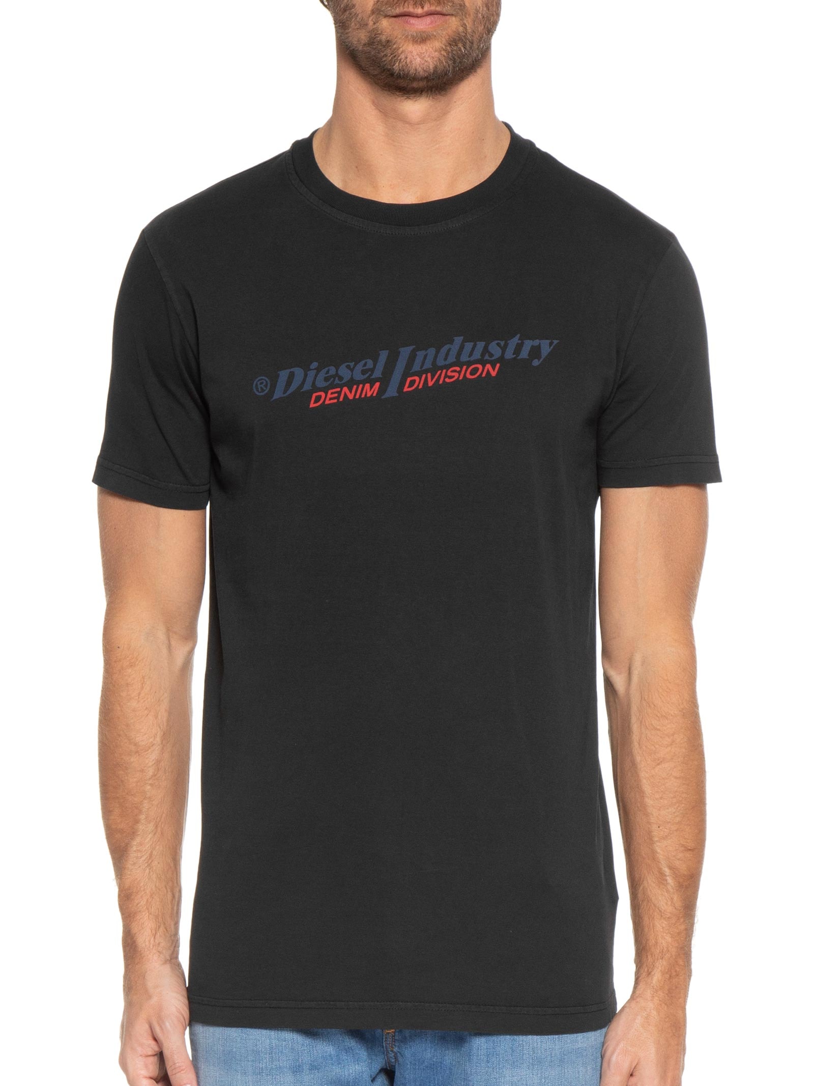 Camiseta Masculina T-diegor-ind Preto Diesel