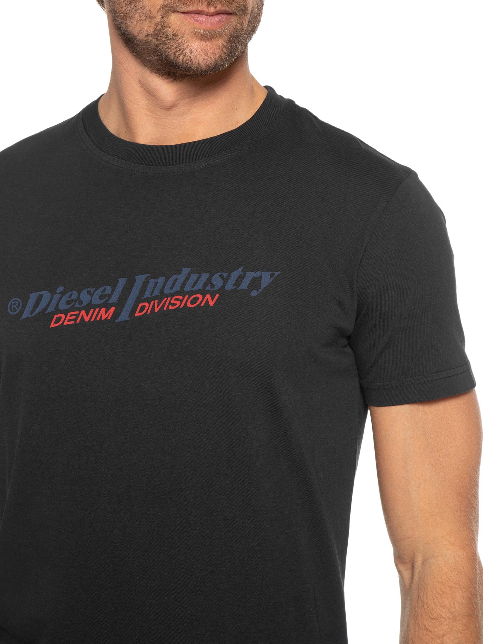Camiseta Masculina T-diegor-ind Preto Diesel