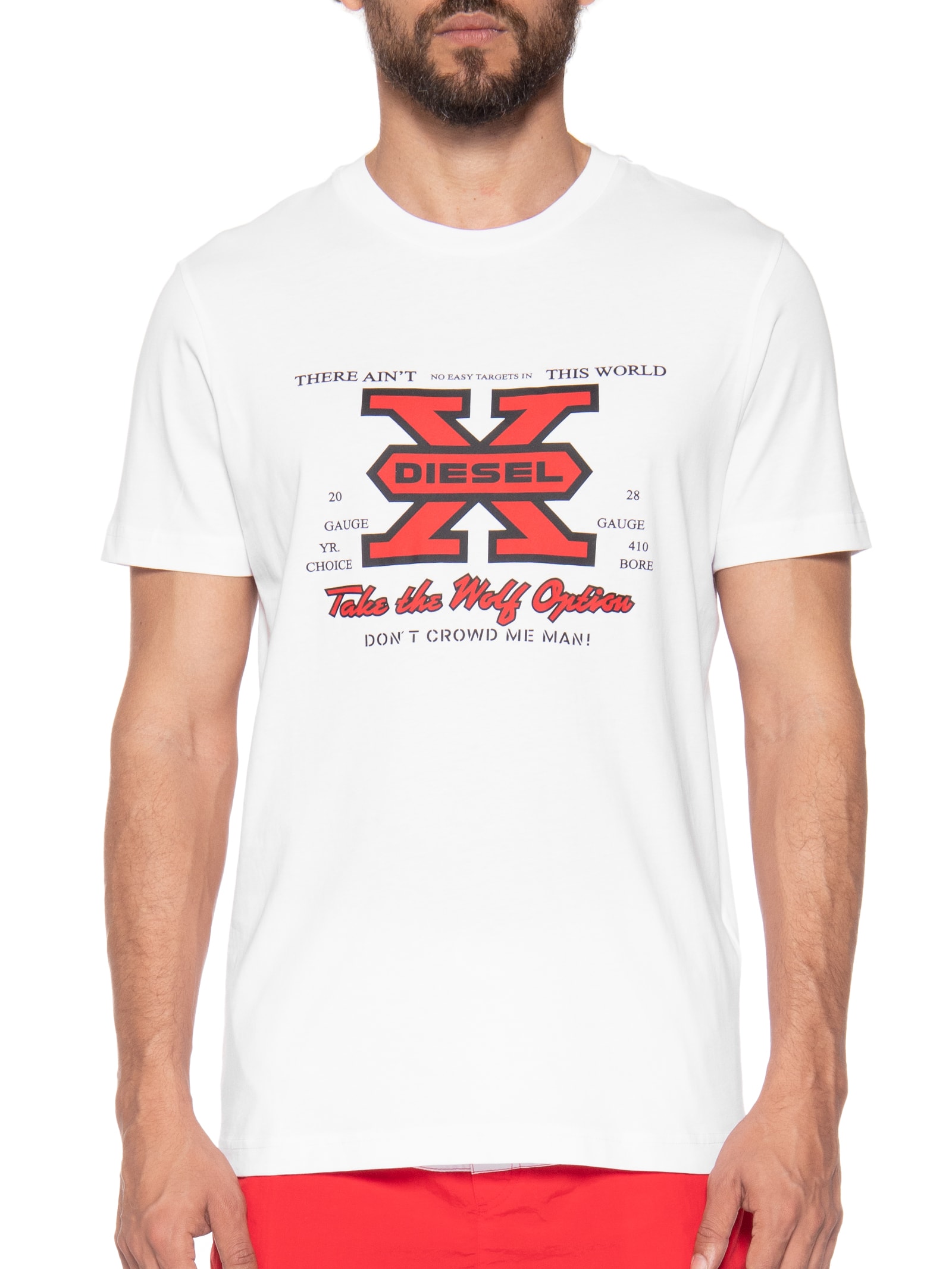 Camiseta Masculina T-diegor-k48 Branco Diesel