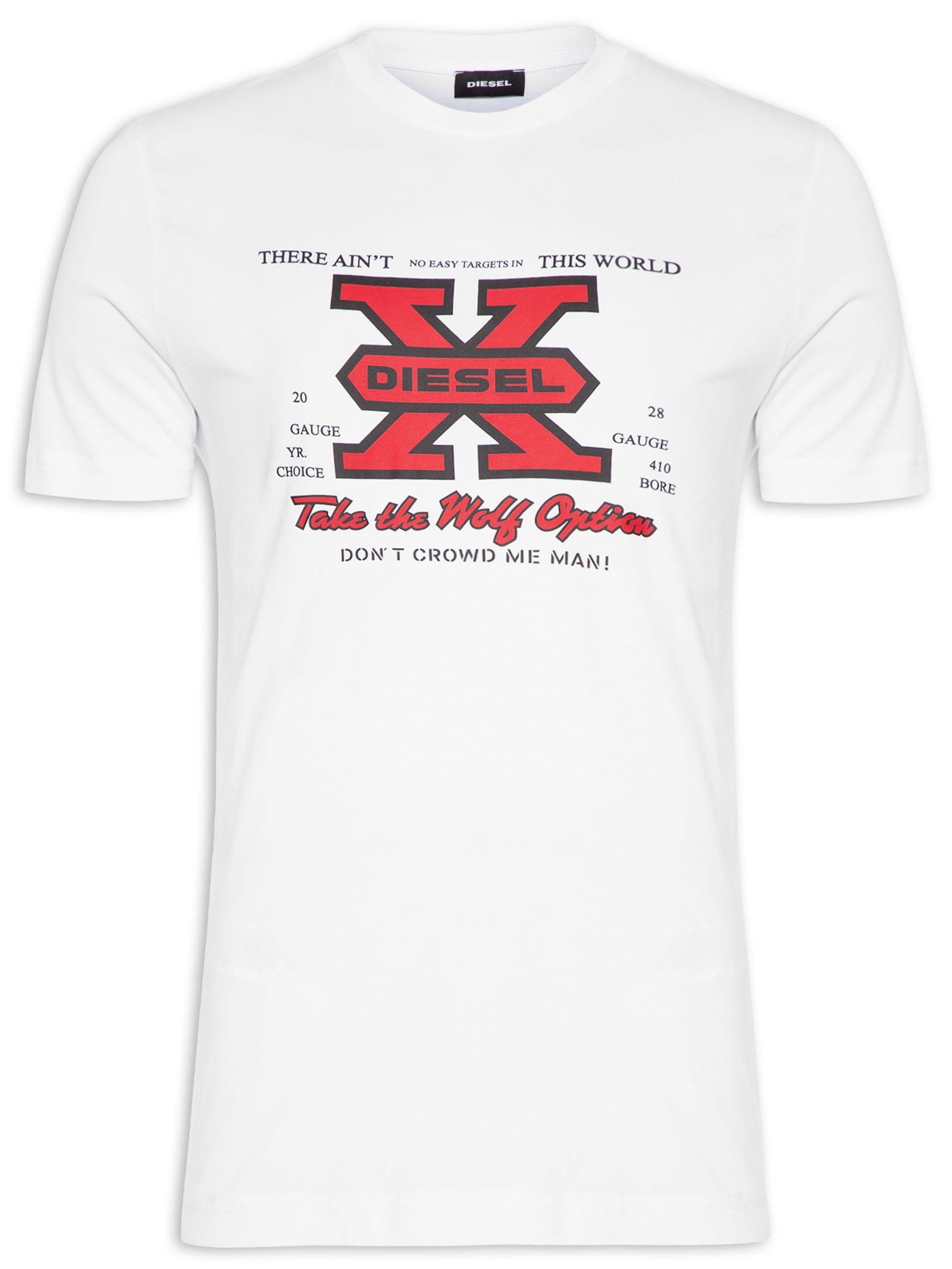 Camiseta Masculina T-diegor-k48 Branco Diesel