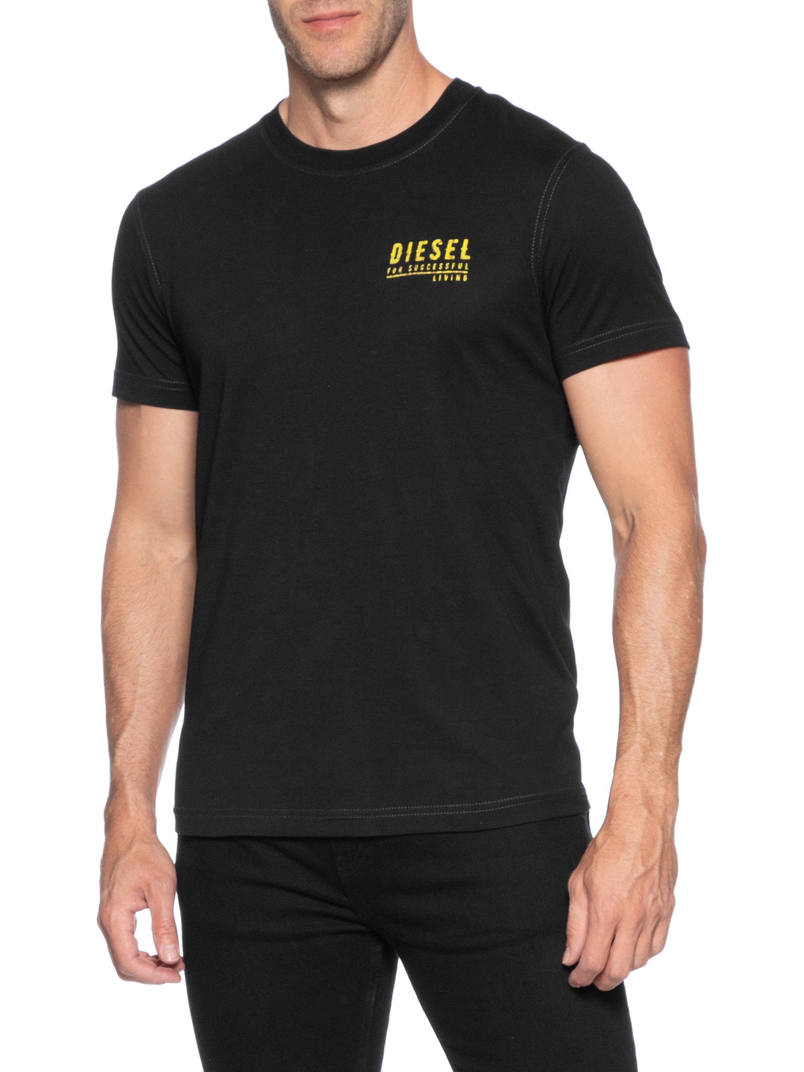Diesel - Camiseta Masculina T Diegor k72 - Preto