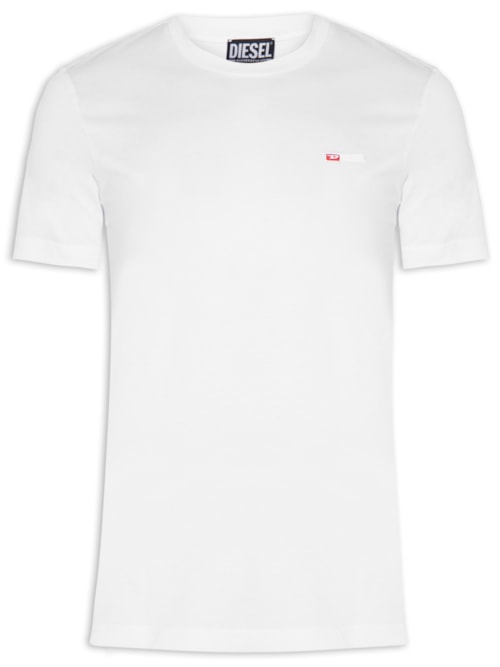 Camiseta Masculina T Just Microdiv – Branco